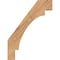 Ekena Millwork 3 1/2"W x 24"D x 32"H Merced Smooth Knee Brace, Western Red Cedar BRC04X24X32MRC00SWR - alternate 4